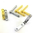 thumbnail image 2 of BESTYASH 8Pcs Furniture Hinge Golden Zinc Alloy Flexible Opening for Small Boxes and Cabinets, 2 of 8