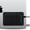 Black, variant on Afterplug 2-Pocket Adhesive Storage Pouch, Laptop Accessory Organizer for SSD, Magic Mouse, Cables - Black