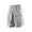 Grey, variant on Men's Casual Athletic Shorts with Multiple Pockets Loose Fit Outdoor Sports Beach Walking Shorts