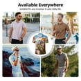 thumbnail image 6 of Yiaed Vibrant Field Of BlossomsPrint Men's Short Sleeve Polo Shirt,Golf Polo for Men Three-Button Golf Shirt Athletic Casual Collared T-Shirt- X-Large, 6 of 7