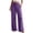 Purple, variant on Gubotare Summer Pants for Women Wide Leg Pants for Women Flowy Palazzo Drawstring Elastic Waist Trousers with Pockets Summer Beach Vacation Clothes (Pink,S)