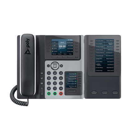 Poly Edge E400 IP Phone and PoE-enabled