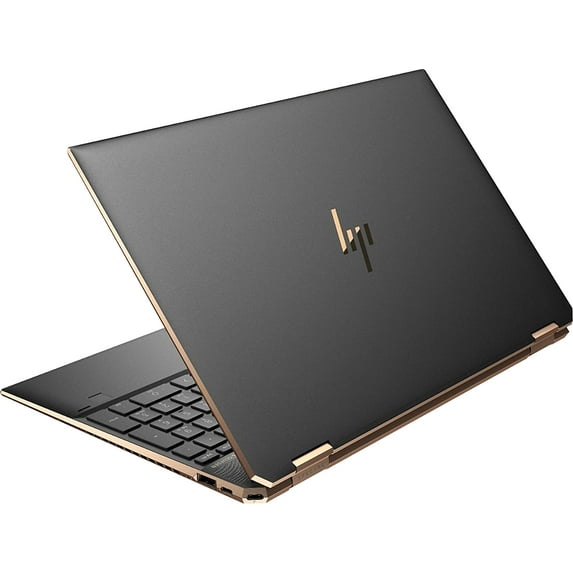 HP Spectre X360 15.6-inch 4K UHD Touchscreen 512GB SSD + 32GB Optane 11th Gen i7 (16GB RAM, Quad-Core i7-1165G7, Windows 10 Home, 3840 x 2160 Resolution) Nightfall Black, 15-EB1043DX