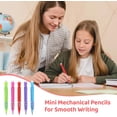 thumbnail image 3 of czcpp-48 PCS Mechanical Pencils, 0.7 MM Assorted Colors Automatic Pencils with Eraser, Mini Pens Stationery Supplies for Office School Writing Drawing, 3 of 4