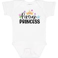 thumbnail image 3 of Inktastic Persian Princess with Crown and Flowers Girls Baby Bodysuit, 3 of 5