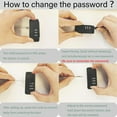 thumbnail image 5 of Refrigerator Lock (2 Pack), Heavy Duty Combination Fridge Lock, for Fridge, Cabinets, Drawers, Window and Child Safety Cabinet Lock, Strong Non-Marking Adhesive No Drilling, 5 of 6