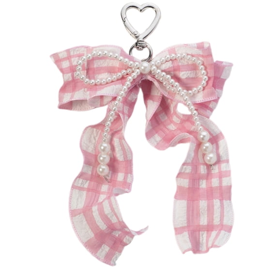 Aesthetic Keychain Charms,Bows Keychain for Women Bag Purse Handbags Backpacks Accessories Valentines Day Gifts