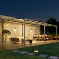 AECOJOY 12' x 20' Hardtop Gazebo Outdoor Aluminum Pergola For Garden ...