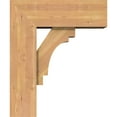 thumbnail image 3 of Ekena Millwork 7 1/2"W x 20"D x 24"H Merced Block Smooth Bracket w/ Offset Brace, Western Red Cedar, 3 of 25
