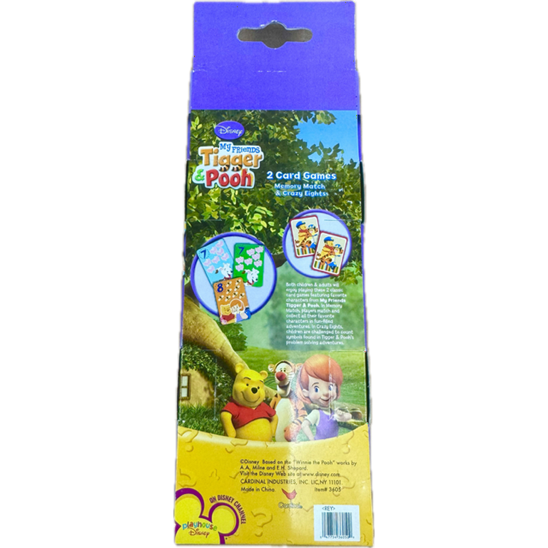 Disney My Friends Tigger & Pooh Memory Match and Crazy Eights