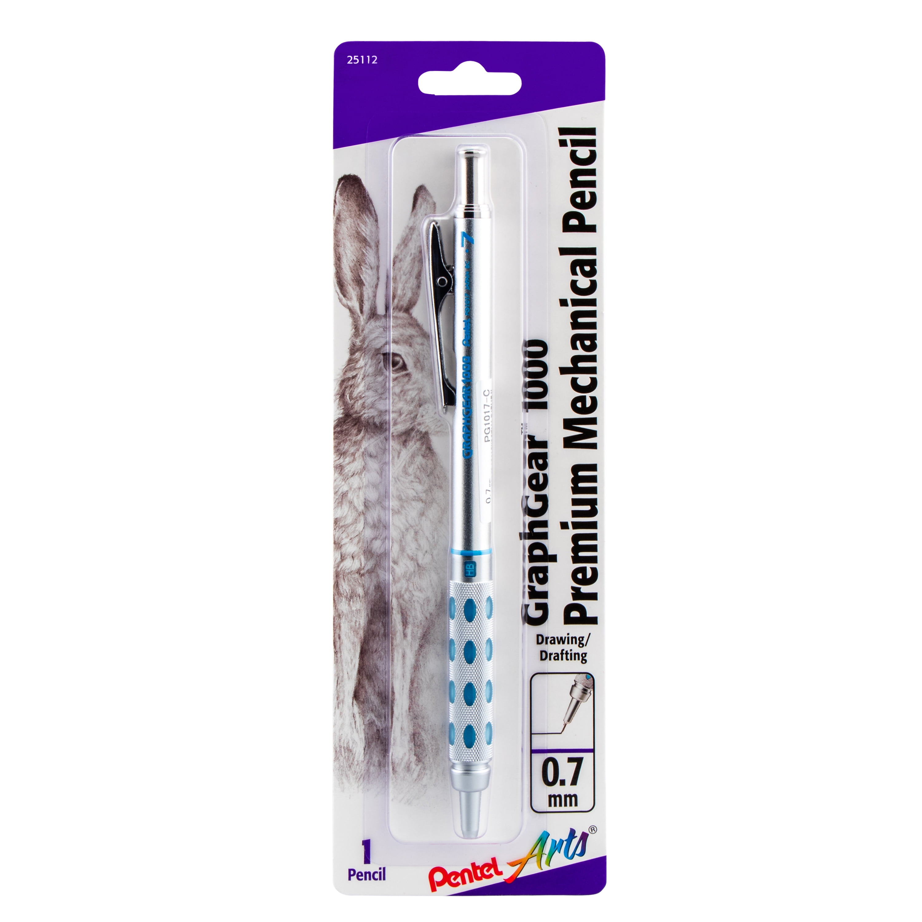 Pentel GraphGear 1000 Mechanical Pencil, .7mm, Blue