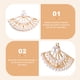 thumbnail image 2 of KAKOWELY 10 piezas de dijes de abanico antiguos, accesorios para hacer collares, colgantes hechos a mano., 2 of 4