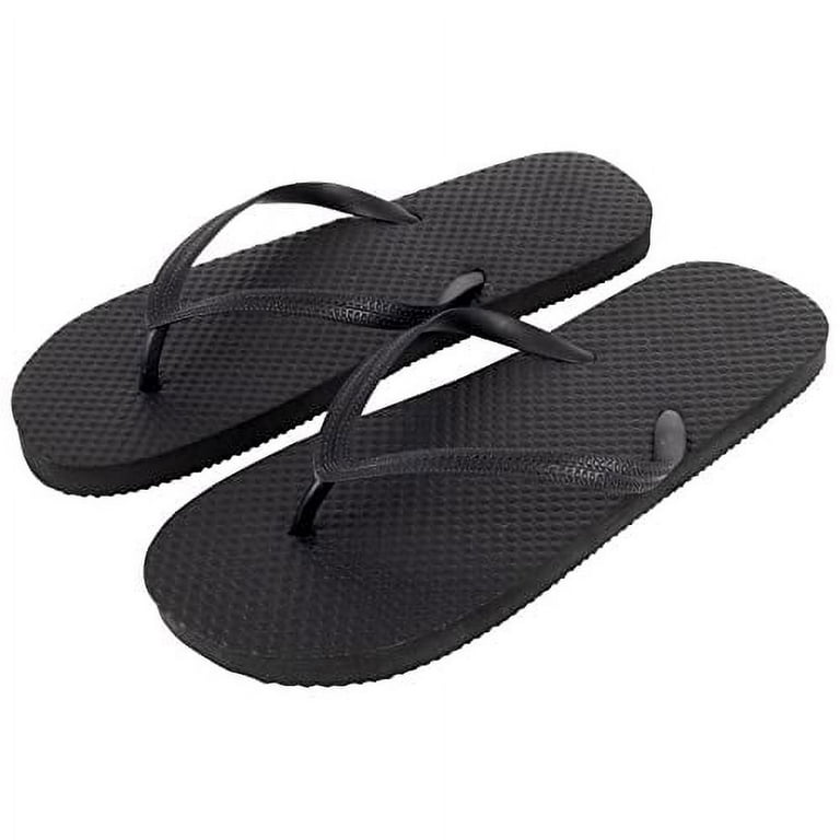 50 Pairs of Bulk Wholesale Slide Slip On Flip Flop Sandals for Women, Weddings, House Indoor and Backyard Outdoor – 50 Pairs of Slip On Flip Flop Sandals for Women