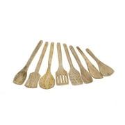 Shop LC Home Kitchen Cookware Set 8pcs Non Stick Mango Wood Spatulas Ladles Spoon Set