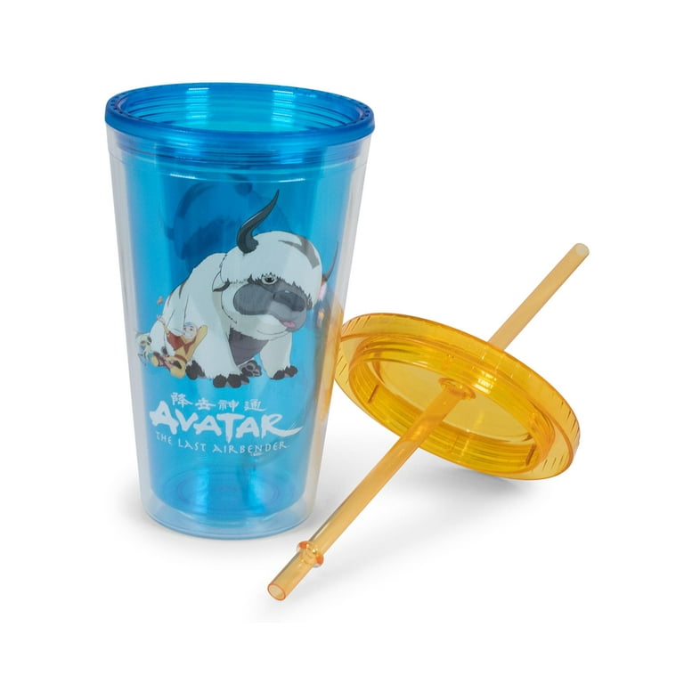 Avatar: The Last Airbender Aang and Appa Carnival Cup With Straw | 16 Ounces