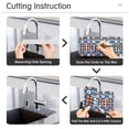 thumbnail image 5 of Yayeee Faucet Mat for Kitchen Sink 14.7" Diatomite Long Splash Guard Pad, Modern Color Circle, 5 of 7