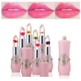 thumbnail image 4 of Jelly Flower Lipstick Change Color Lip Balm Moisturizing Crystal Color Gloss Nutritious Lip Lasting Waterproof Translucent, 4 of 5