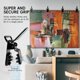 thumbnail image 4 of Pack of 8 Functional Metal Wall Hook for Tapestry Rugs Hanging Rusts Resistant Decorative Clip Tapestry Wall Hangers, 4 of 4