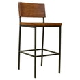 thumbnail image 2 of Progressive Furniture A103-42 42 x 19 x 21 in. Wood & Metal Bar Stool - 1 Carton, 2 of 2