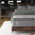 thumbnail image 4 of 10 Inch Queen Hybrid Mattress, Medium Firm Feel for Back Pain Relief, Cooling Gel Memory Foam & Pocket Coils, Edge Support, CertiPUR-US Certified, 4 of 8
