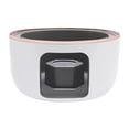 thumbnail image 2 of Round Beverage Dispenser, Indoor White Drink Dispenser, Tabletop 360° Rotatable Drink Dispenser 6L/1.59gal, 2 of 11