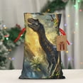 thumbnail image 5 of Naloa Sunshine Jungle Dinosaur Drawstring Christmas Bags, 3D Xmas Gift Bags, Christmas Wrapping Bags, Xmas Goodie Bags, Treat Pouch Bags, Party Favor Bags-Medium, 5 of 9