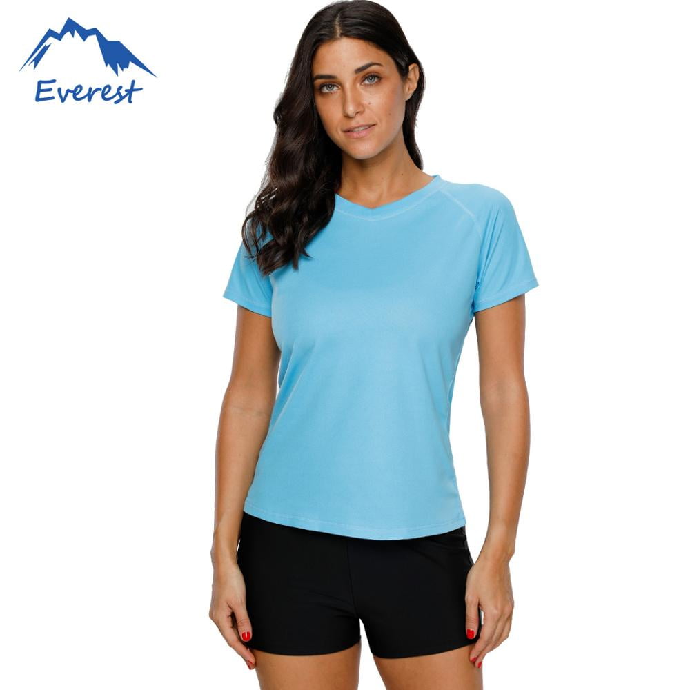 women's plus size swim tees