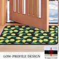 thumbnail image 3 of Yellow Lemon Fruit Slices Black Pattern Door Rugs,Washable Non Slip Door Mats Indoor,Decorative Door Mats,Entry Mat Indoor for Entrance,Bedroom,Kitchen,Bathroom,30"x17", 3 of 6