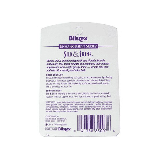 12 Pack Blistex Silk & Shine Lip Balm 0.13 Oz Each