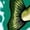 Green, variant on Leaping Bass Fish Long Sleeve Youth T-Shirt