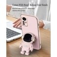 thumbnail image 5 of Compatible with Xiaomi 12 Lite Case Silicone TPU Plating, Xiaomi 12 Lite Cases Cute Astronaut Pattern Phone Case with Stand (Pink), 5 of 14