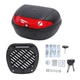 thumbnail image 2 of Maleta Trasera Para Motocicleta De 52 Litros, Maleta Trasera Con Cerradura De Seguridad Y Llave, Maletas Impermeables Para Scooter Con Montaje Universal Para Casco Y Equipaje, 2 of 7