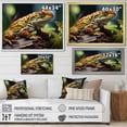 thumbnail image 4 of Designart "Amphibian Elegance II" Animals Floater Framed Wall Decor, 4 of 7