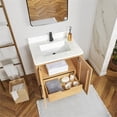 thumbnail image 6 of Gara 30" Single Bath Vanity in Washed Ash Grey with White Grain Composite Stone, 6 of 16