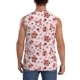 thumbnail image 4 of Honeii Valentine's Day gnome Print Men's Sleeveless Muscle Shirts, Breathable & Quick-Dry Gym Shirt, Athletic Tank Top for Running, Fitness, and Outdoor Activities-Small, 4 of 7