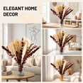 thumbnail image 6 of Sanmadrola Pampas Grass Fall Decor Autumn Decorations for Home Thanksgiving Table Boho Flowers Orange Fluffy Dried Flower Dry Pompas 17" Decorations Indoor, 6 of 7