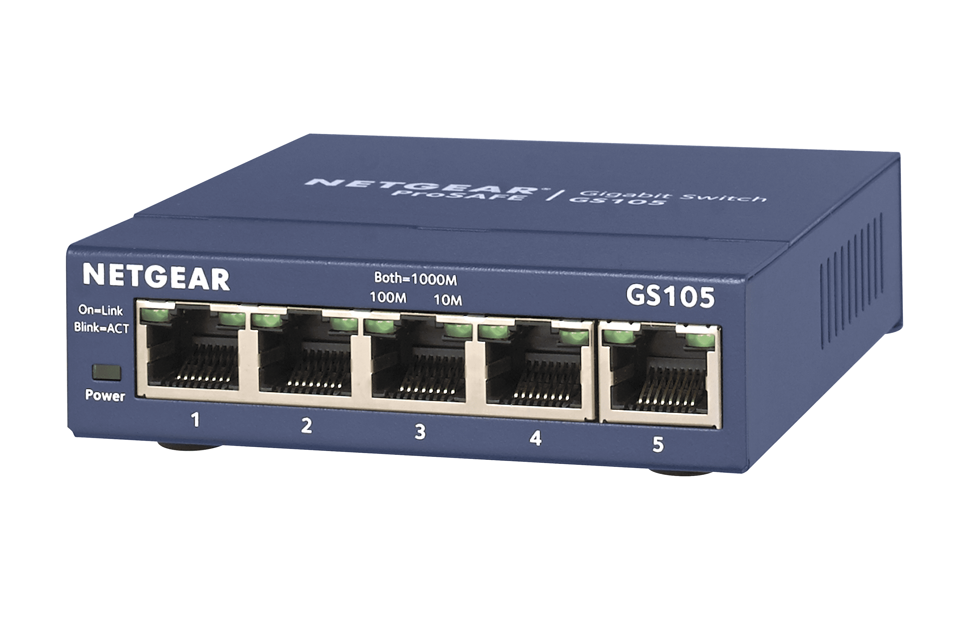 NETGEAR ProSAFE 5-port Gigabit Desktop Switch (GS105NA)