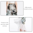 thumbnail image 2 of Koala Stylish Chiffon Beach Dress with Polyester Straps for Women - Beach Skirt for Summer Vacations, 2 of 6