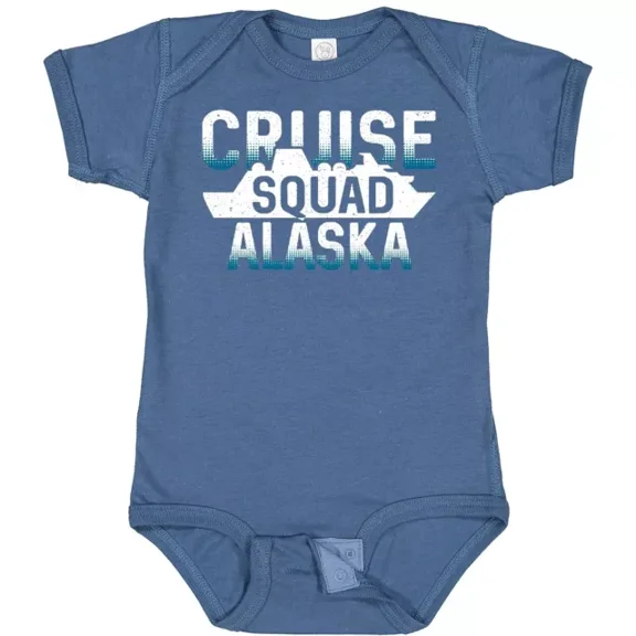 Alaska Cruise Squad Vacation Trip Baby Bodysuit Alaskan Matching Hws Bodysuit Cute Baby Onesie, BABY BODYSUIT LAT 4424