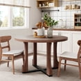 thumbnail image 2 of 48" Elegant Round Table For Dining Room - And , Water , Seats 4, Adds Class To Your Space Kitchen & With Contemporary Design Scratch-, Easy Clean, Fits Modern Spaces, 2 of 6