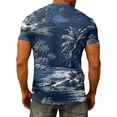 thumbnail image 5 of CONZONE Men's Hawaii T-Shirts Short Sleeve T Shirts for Men Casual Crew Neck Hawaiian Graphic Lightweight Tees Soft Summer Beach Tops, 5 of 6