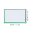 thumbnail image 3 of KAKOWELY 300Pcs Identification Name Tag Labels Paper Multi-colored Border Labeling Home Office Supplies, 3 of 5