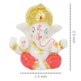 thumbnail image 3 of IBA Indianbeautifulart&nbsp;Lord Ganesha&nbsp;Murti Religious Hindu God Figurine&nbsp;Elephant&nbsp;God&nbsp;For Car Dashboard Auspicious Hindu God Idol For Home/ Office/ Temple-WY, 3 of 8