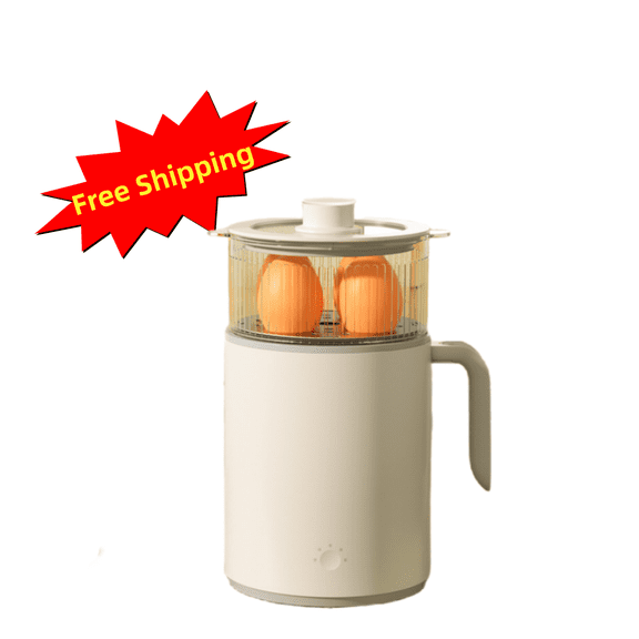 1L Mini Rice Cooker with Steamer, 300W Multifunction Electric Cooker, 5 Cooking Modes, Ceramic-Glazed Inner Pot for 1-2 People, Dorm & Small Kitchen