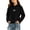 Black, variant on Brondbend Girl Sweatshirt Fashion Long Sleeve Hooded Pullover Loose Tops Holiday Fall Winter Clothes Black 2-3 Years