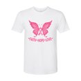 thumbnail image 2 of Wild Bobby, Pink Ribbon Heart, Breast Cancer Awareness, Men Premium Tri Blend Tee, True White, Small, 2 of 5
