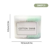 Apmemiss Clearance Pointed Tip Cotton Swabs, 300 Count Double Precision Tips Cotton Swabs Round Head Cotton Buds, Cotton Buds for Makeup, Personal Care, Crafts