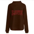 thumbnail image 5 of Valentines Turtleneck Sweatshirts For Women Casual Long Sleeve Valentine'S Sweatshirt Love Letter Graphic Sweatshirt, 5 of 5