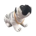 thumbnail image 1 of Decoración para salpicadero de coche con forma de perro que asiente con la cabeza, bonito regalo para amantes de los perros, accesorio para coche. Blanco, 1 of 9