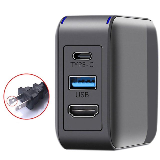 Transmisor Convertidor compatible con Hdmi Soporte Tv Conversión Tv Base 2 en 1 Dock, Regulación de EE. UU. Feliz Sencillez